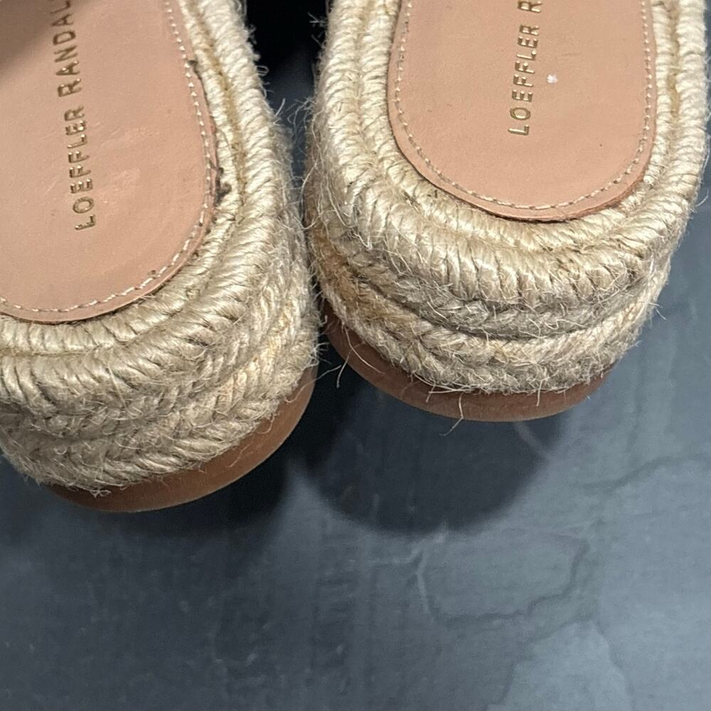 Loeffler Randall Daisy Two Bow Platform Espadrille Sandal - size 38 (US 8) - Picture 5 of 7